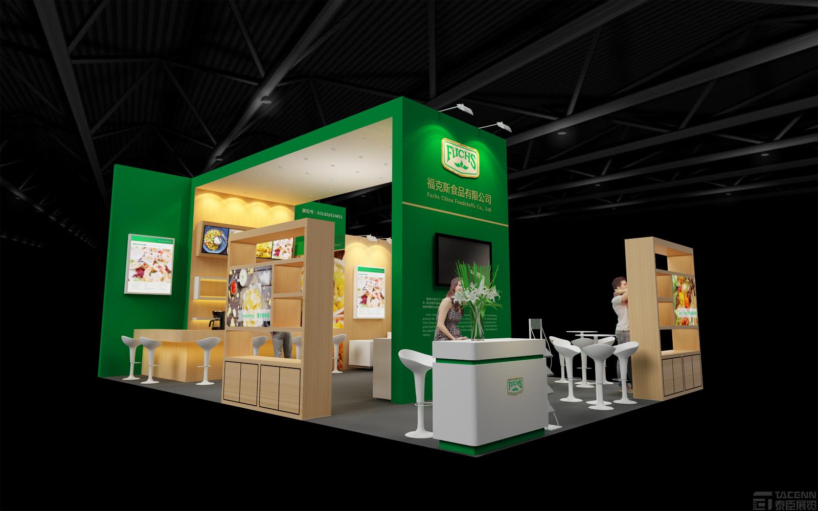 上海福克斯食品展臺(tái)設(shè)計(jì)